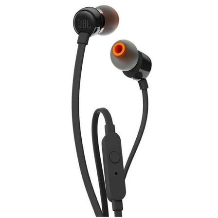 Auriculares Intrauditivos JBL Tune 110/ con Micrófono/ Jack 3.5/ Negros - Frikibase