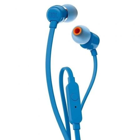 Auriculares Intrauditivos JBL Tune 110/ con Micrófono/ Jack 3.5/ Azules - Frikibase