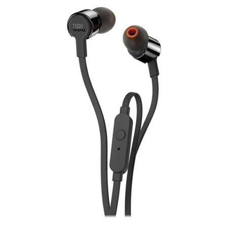 Auriculares Intrauditivos JBL T210/ con Micrófono/ Jack 3.5/ Negros - Frikibase