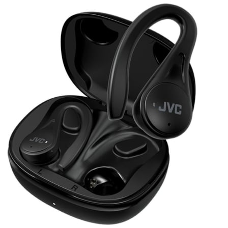 Auriculares Bluetooth JVC HA-EC25T con estuche de carga/ Autonomía 7.5h/ Negros - Frikibase