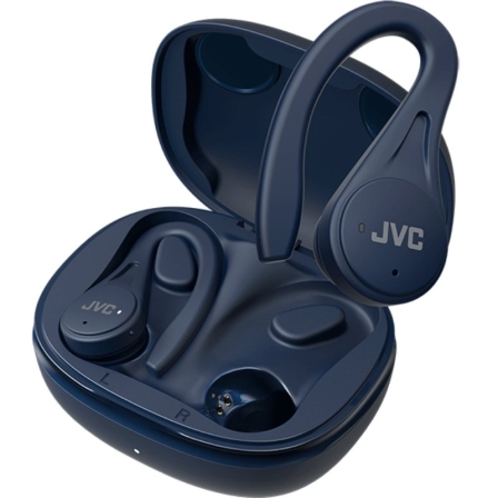 Auriculares Bluetooth JVC HA-EC25T con estuche de carga/ Autonomía 7.5h/ Azules - Frikibase