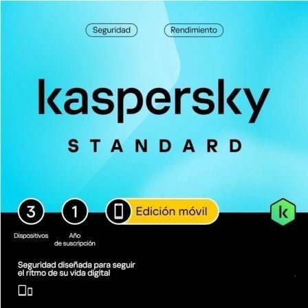 Kaspersky Standard Mobile para Android/ 3 Dispositivos/ 1 Año - Frikibase