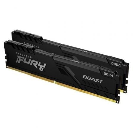 Memoria RAM Kingston FURY Beast 2 x 8GB/ DDR4/ 3200MHz/ 1.35V/ CL16/ DIMM - Frikibase
