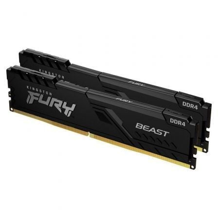 Memoria RAM Kingston FURY Beast 2 x 16GB/ DDR4/ 3200MHz/ 1.35V/ CL16/ DIMM - Frikibase
