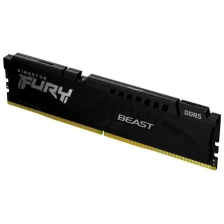 Memoria RAM Kingston FURY Beast EXPO 16GB/ DDR5/ 6000MHz/ 1.4V/ CL30/ DIMM - Frikibase