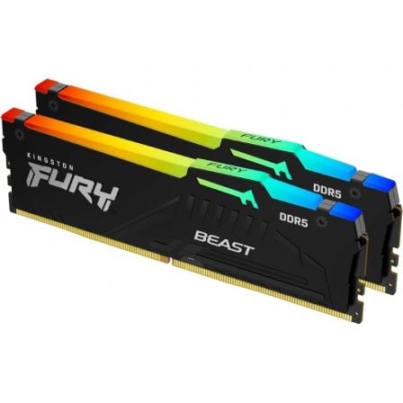 Memoria RAM Kingston FURY Beast RGB EXPO 2 x 16GB/ DDR5/ 6000MHz/ 1.4V/ CL30/ DIMM - Frikibase