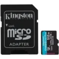 Tarjeta de Memoria Kingston CANVAS Go! Plus 512GB microSD XC con Adaptador/ Clase 10/ 200MBs - Frikibase