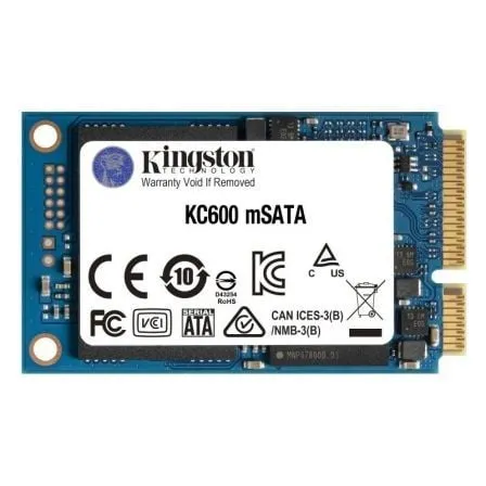 Disco SSD Kingston KC600 256GB/ mSATA/ Full Capacity - Frikibase