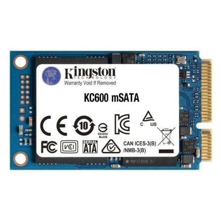 Disco SSD Kingston KC600 512GB/ mSATA/ Full Capacity - Frikibase