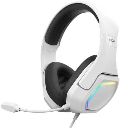 Auriculares Gaming con Micrófono Krom Kopa 7.1/ USB 2.0/ Blancos - Frikibase