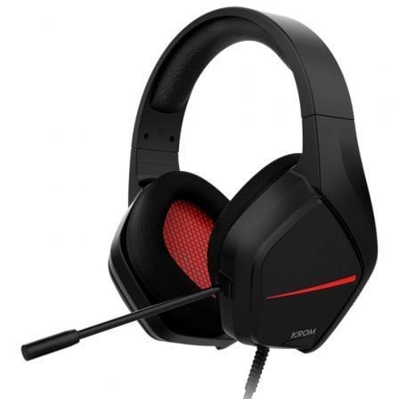 Auriculares Gaming con Micrófono Krom Kopa Move/ Jack 3.5/ Negros - Frikibase