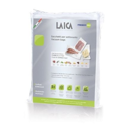 Bolsa para envasar al vacío Laica VT3504/ 20 x 28cm/ 50 bolsas - Frikibase