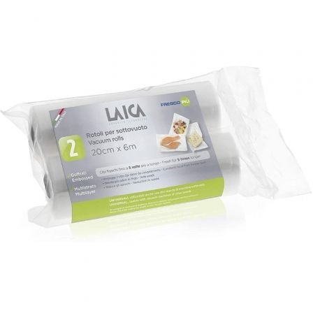 Bolsa para envasar al vacío Laica VT3508/ 20 x 600cm - Frikibase