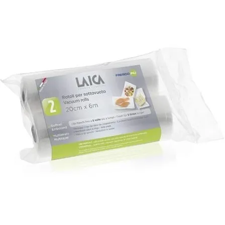Bolsa para envasar al vacío Laica VT3508/ 20 x 600cm - Frikibase