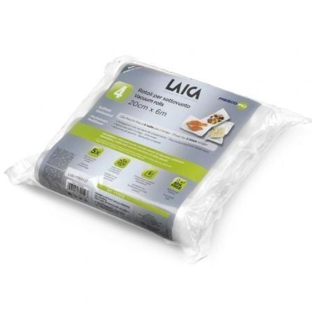Bolsa para envasar al vacío Laica VT3513/ 20 x 600cm/ 4 Rollos - Frikibase