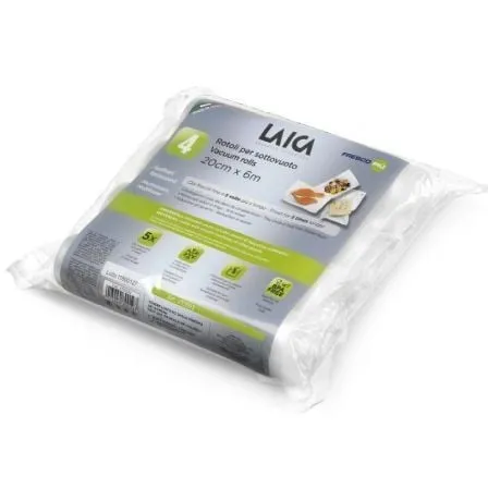 Bolsa para envasar al vacío Laica VT3513/ 20 x 600cm/ 4 Rollos - Frikibase