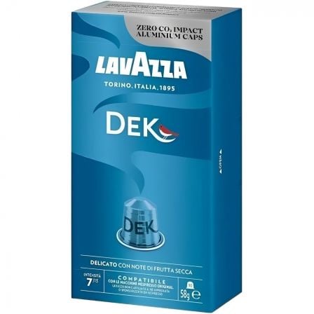 Cápsula Lavazza Espresso Decaf Descafeinado para cafeteras Nespresso/ Caja de 10 - Frikibase