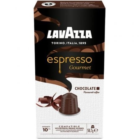 Cápsula Lavazza Espresso Gourmet Chocolate para cafeteras Nespresso/ Caja de 10 - Frikibase