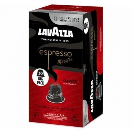 Cápsula Lavazza Espresso Maestro Clásico para cafeteras Nespresso/ Caja de 30 - Frikibase