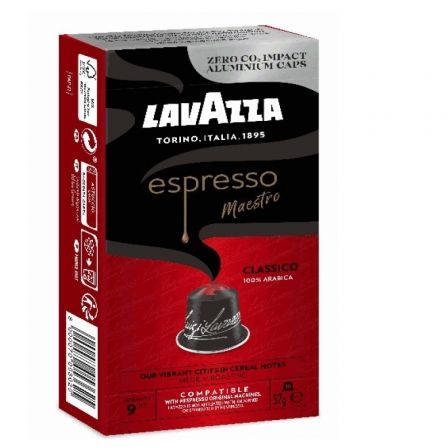 Cápsula Lavazza Espresso Maestro Clásico para cafeteras Nespresso/ Caja de 10 - Frikibase