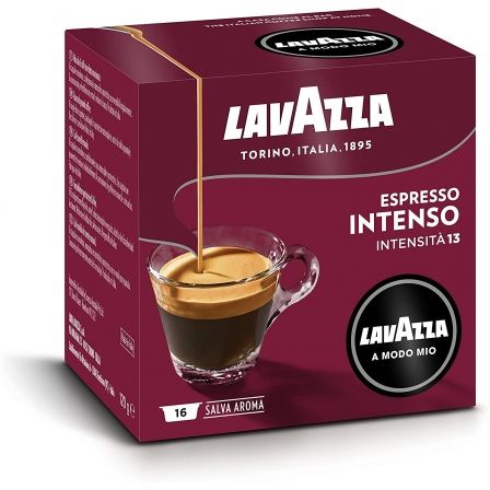 Cápsula Lavazza Intensamente para cafeteras A Modo Mio/ Caja de 16 - Frikibase