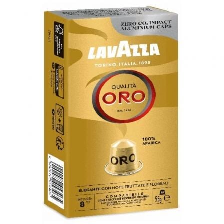 Cápsula Lavazza Qualitá Oro para cafeteras Nespresso/ Caja de 10 - Frikibase