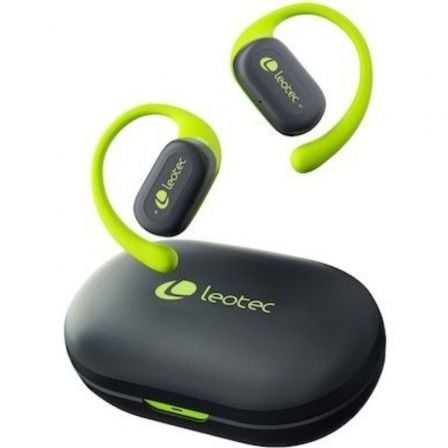 Auriculares Deportivos Bluetooth Leotec Open Air Zenith Sport con estuche de carga/ Autonomía 6.5h/ Lima - Frikibase