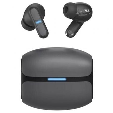 Auriculares Bluetooth Leotec TWS Gaming Nebula Fit con estuche de carga/ Autonomía 7.5h/ Negros - Frikibase