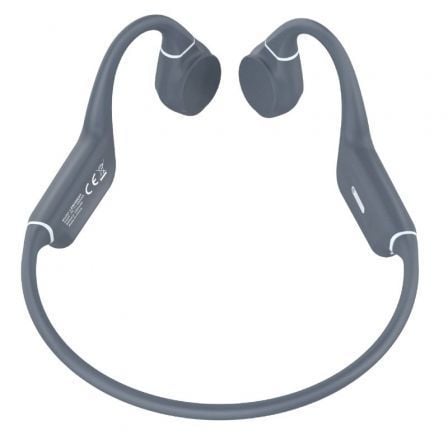 Auriculares Inalámbricos Deportivos de Conducción Ósea Leotec Osea Kuri/ con Micrófono/ Bluetooth/ Grises - Frikibase