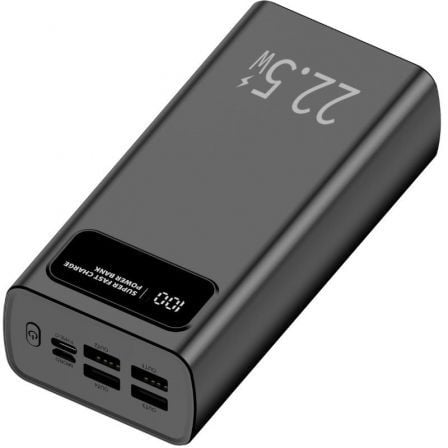 Powerbank 30000mAh Leotec LEPOW30W22W/ 22.5W/ Negra - Frikibase