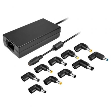 Cargador de Portátil Leotec Notebook/ 120W/ Automático/ 10 Conectores/ Voltaje 12-20V - Frikibase