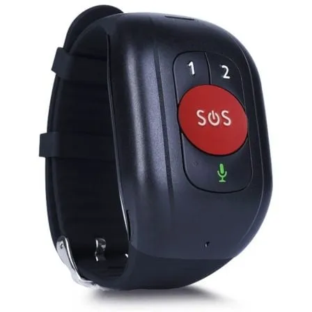 Pulsera Smartband Leotec Senior Smart Band 4G/ Roja y Negra - Frikibase