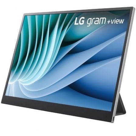 Monitor Portátil LG Gram +view 16MR70 16"/ WQXGA/ Negro y Plata - Frikibase