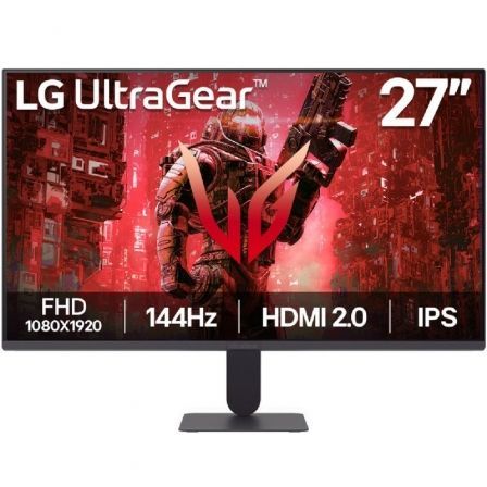Monitor Gaming LG UltraGear G4 27G411A-B 27"/ Full HD/ 1ms/ 144Hz/ IPS/ Negro - Frikibase