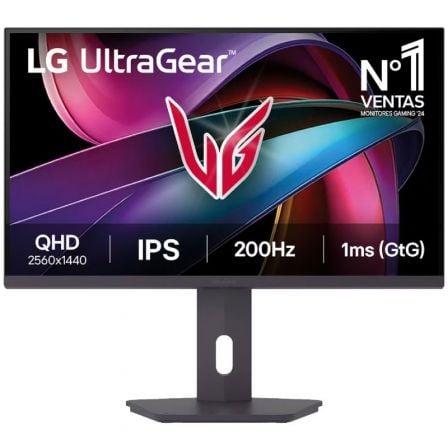 Monitor Gaming LG UltraGear 27G610A-B 27"/ QHD/ 1ms/ 200Hz/ IPS/ Regulable en altura/ Negro - Frikibase