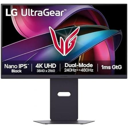 Monitor Gaming LG UltraGear 27G850A-B 27"/ 4K/ 1ms/ 240Hz/ IPS/ Regulable en altura/ Morado Grisáceo - Frikibase