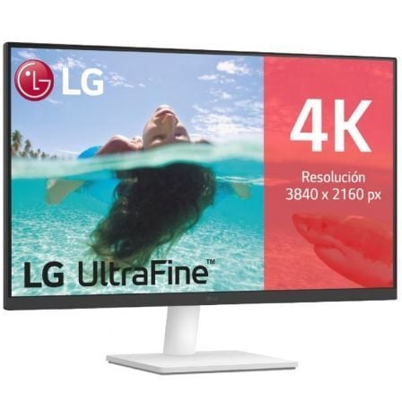 Monitor Polivalente LG UltraFine 27US500-W 27"/ 4K/ Multimedia/ Blanco - Frikibase