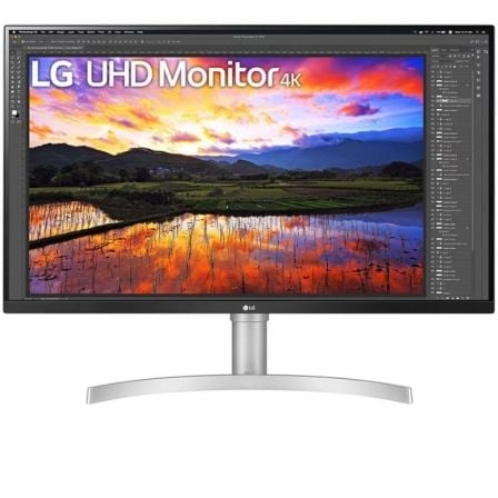Monitor Profesional LG 32UN650K-W 31.5"/ 4K/ Multimedia/ Regulable en altura/ Blanco - Frikibase