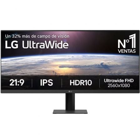 Monitor Profesional Ultrapanorámico LG UltraWide 34U511A-B 34"/ UWFHD/ Negro - Frikibase