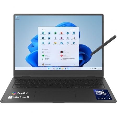 Portátil Convertible LG Gram Pro 16T90TP-K.AD88B Intel Core Ultra 7-255H/ 32GB/ 1TB SSD/ 16" Táctil/ Win11 - Frikibase