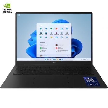 Portátil LG Gram Pro 17Z90TR-E.AD88B Intel Core Ultra 7-255H/ 32GB/ 1TB SSD/ GeForce RTX 5050/ 17"/ Win11 - Frikibase