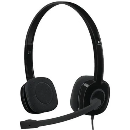 Auriculares Logitech H151/ con Micrófono/ Jack 3.5/ Negros - Frikibase