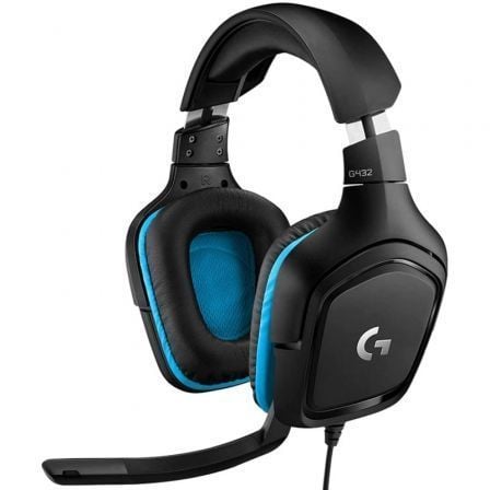 Auriculares Gaming con Micrófono Logitech G432/ USB 2.0/ Jack 3.5/ Negros - Frikibase