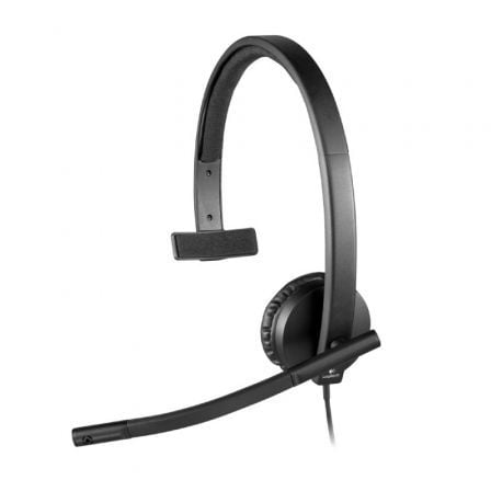 Auricular Logitech H570E/ con Micrófono/ USB/ Negro - Frikibase