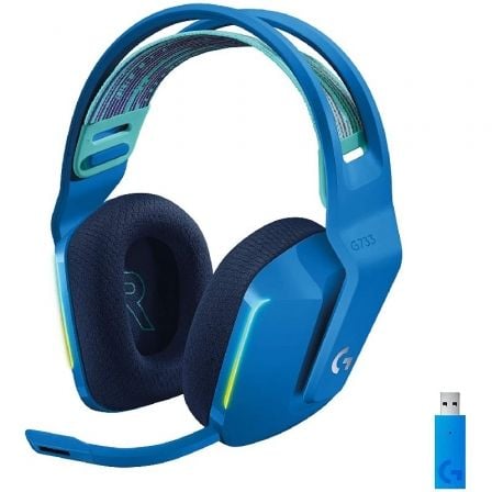 Auriculares Gaming Inalámbricos con Micrófono Logitech G733/ Azules - Frikibase