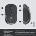Teclado y Ratón Inalámbricos Logitech Silent Touch MK295/ Grafito – imagen 5
