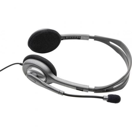 Auriculares Logitech H110/ con Micrófono/ Jack 3.5/ Plateados - Frikibase