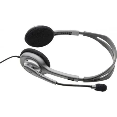 Auriculares Logitech H110/ con Micrófono/ Jack 3.5/ Plateados - Frikibase
