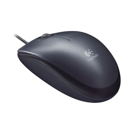 Ratón Logitech M90/ Hasta 1000 DPI/ Gris V2 - Frikibase