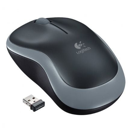 Ratón Inalámbrico Logitech M185/ Hasta 1000 DPI/ Gris - Frikibase